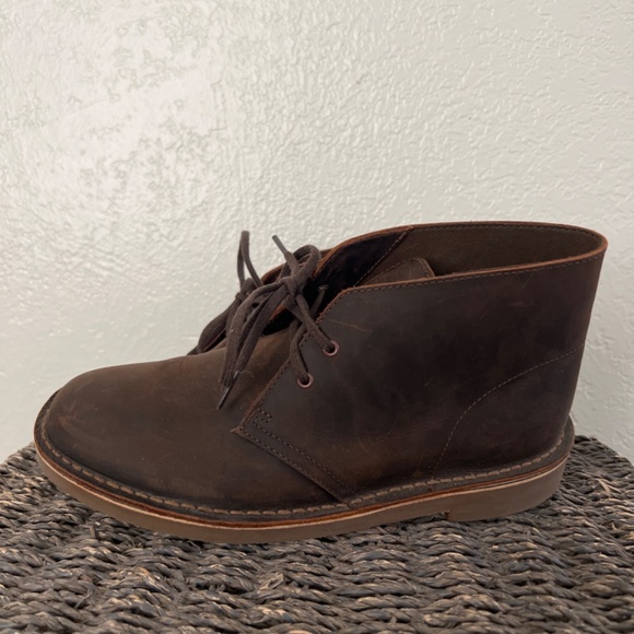Clarks Dark Brown Chukka Boots - Picture 2 of 3
